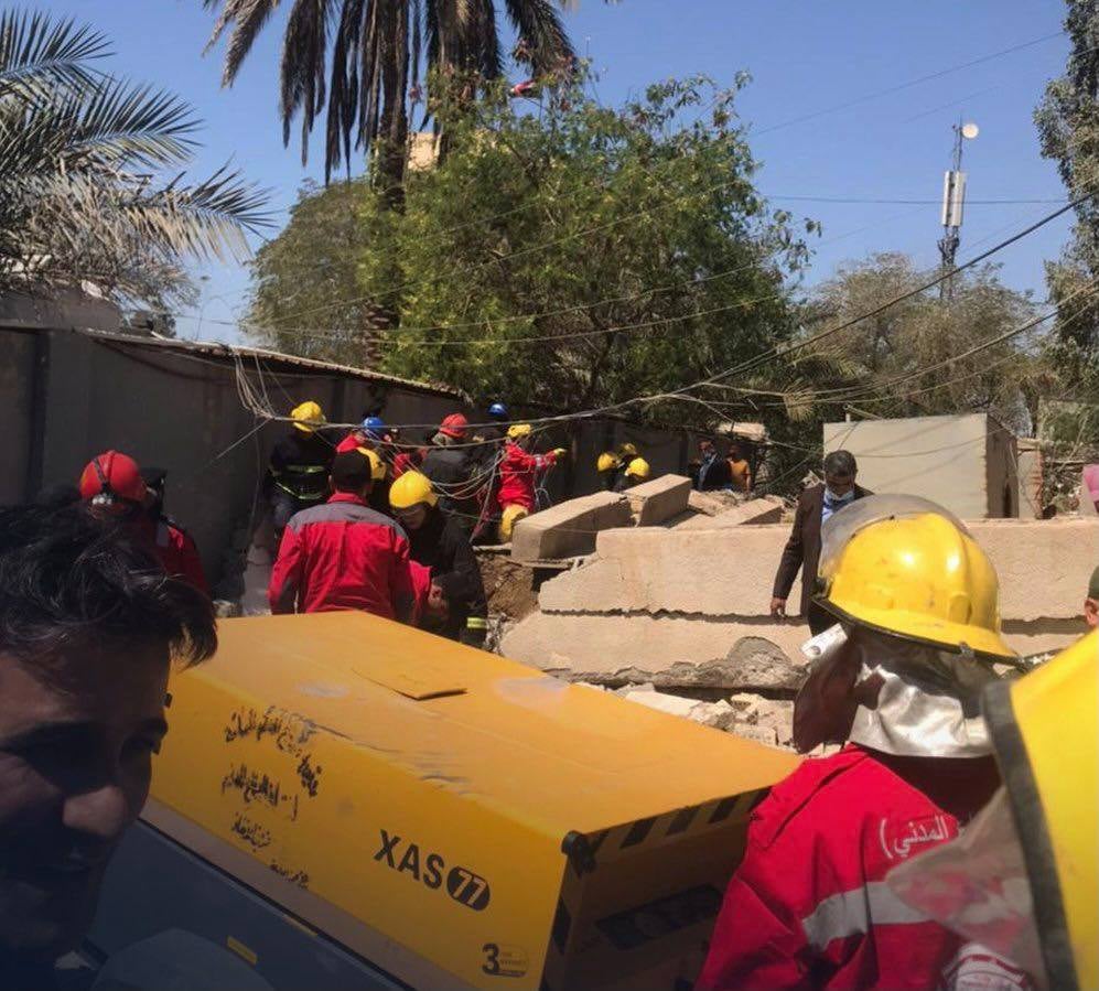 أمانة مجلس الوزراء تصدر توضيحا بشأن انهيار البناية وتعلن حصيلة الإصابات