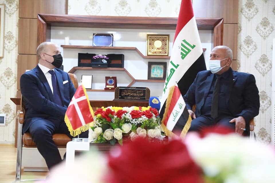 بالصور:السفير الدنماركي يزور كربلاء ويلتقي بمحافظها