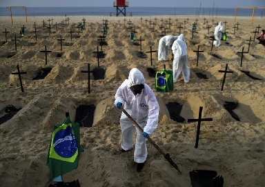 البرازيل تسجل نحو 70 ألف إصابة جديدة بكورونا و3321 وفاة