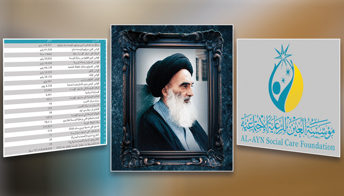 السيستاني ينفق  بحدود (500) مليار دينار على اكثر من (120.000) يتيم عراقي