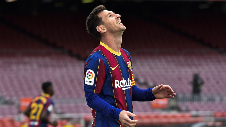 ميسي لن يشارك في المباراة الأخيرة مع برشلونة