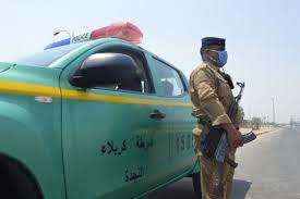 شرطة كربلاء : دوريات النجدة تلقي القبض على خمسة سراق (صور)