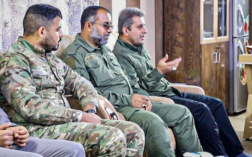 حشد العتبات:فرقة العباس تدعم فرقة الإمام علي بأسلحة ثقيلة ومتوسطة