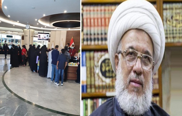 شاهد بالفيديو:اقبال المرضى المصابين بالسرطان للعلاج مجانا على نفقة العتبة الحسينية خلال المولد النبوي الشريف