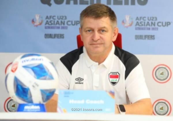 مدرب الأولمبي العراقي: هدفنا الصدارة