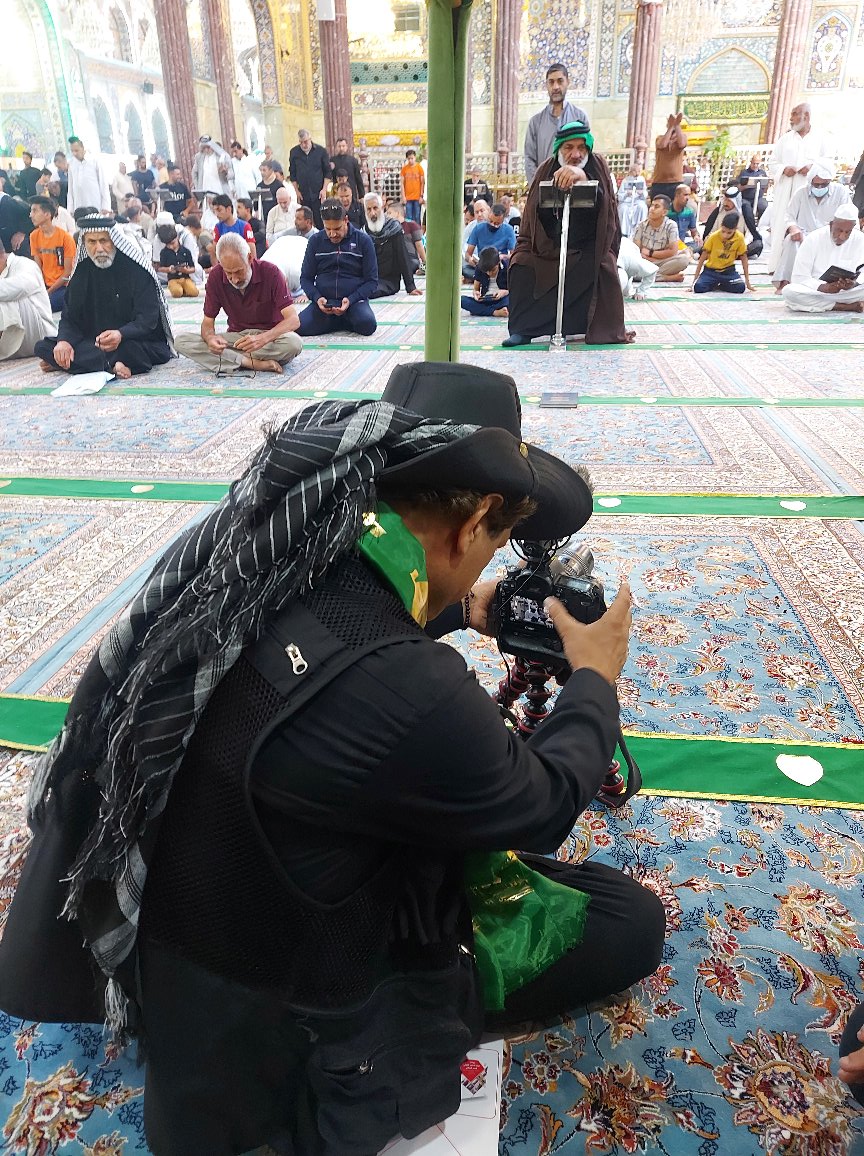 مخرج من تشيلي يزور كربلاء: نقلت صورة الشيعة الى امريكا الجنوبية وقد تأثروا بكرم العراقيين خصوصا البرازيليين