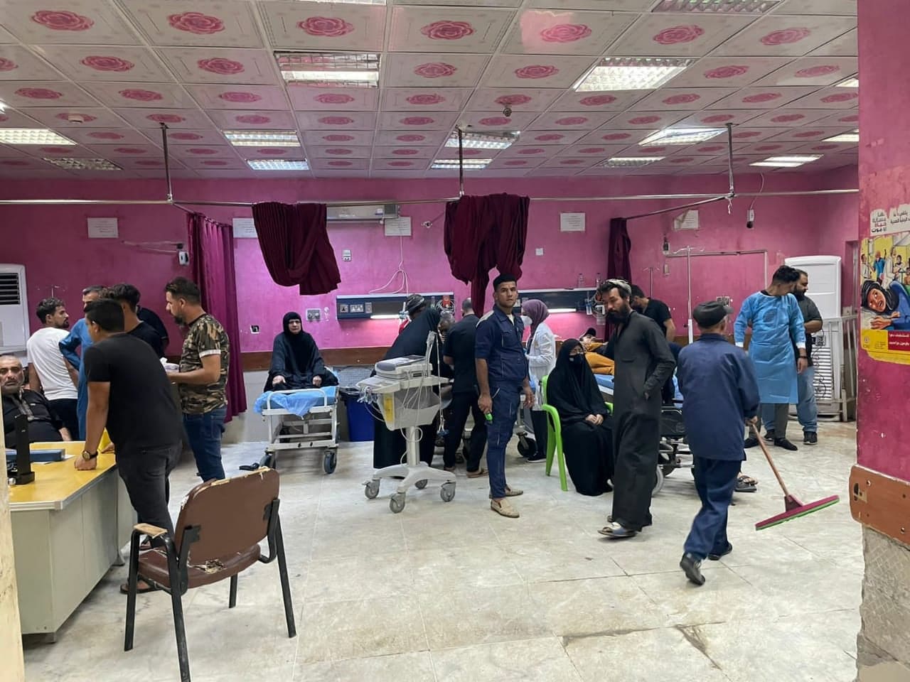 صحة ميسان كاحصائية اوليه : دخول ٤٦ حالة تسمم غذائي الى مستشفى الشهيد الصدر في يوم واحد