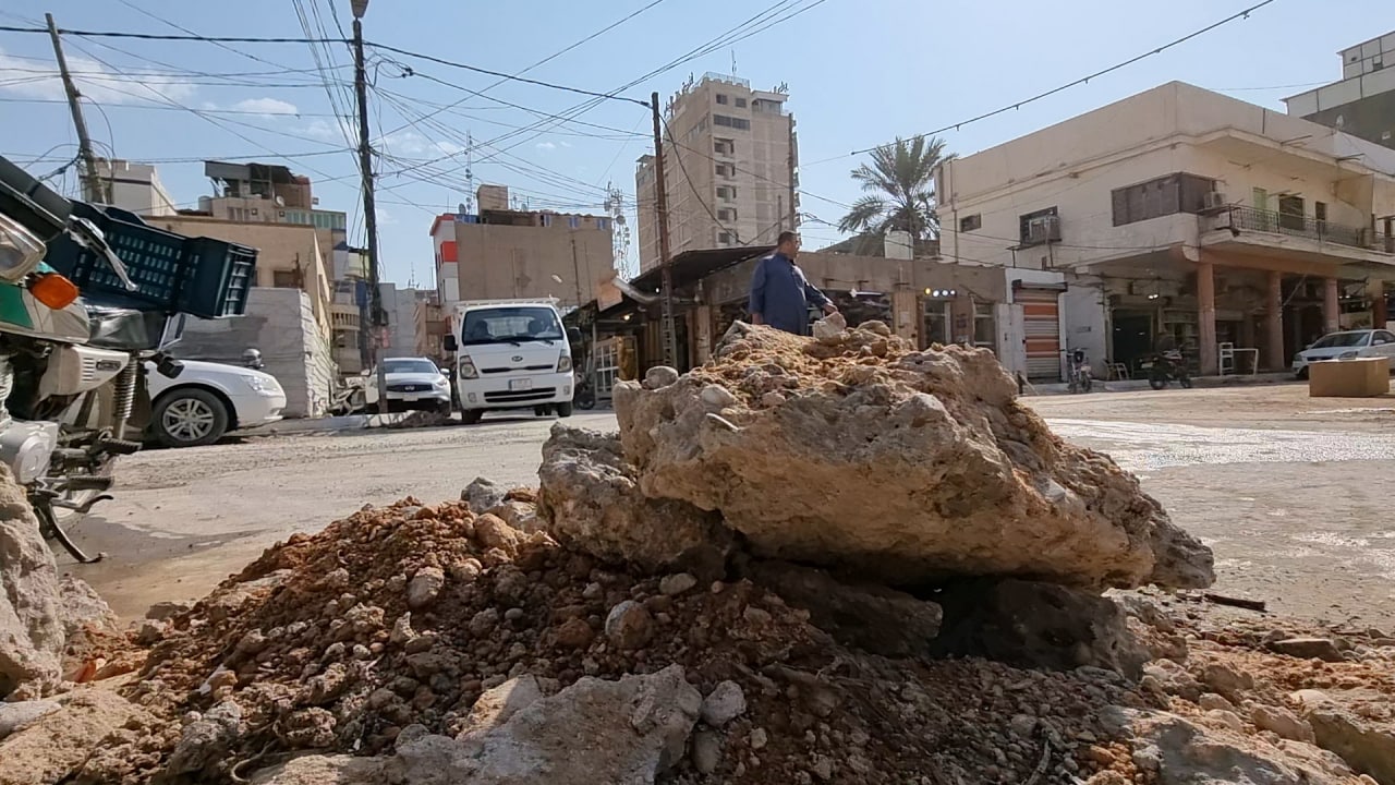 اصحاب محال تجارية وسط كربلاء:الامطار ستغرقنا بسبب مشروع غير منجز