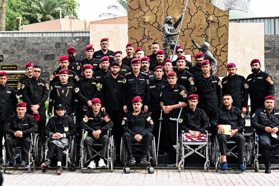 بالصور:جهاز مُكافحة الإرهاب يحتفي بجرحاه