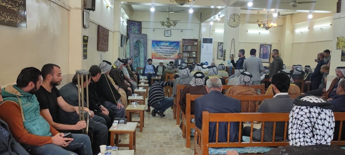وفد من العتبة الحسينية يجتمع بعشائر الكاظمية لتهذيب السواني العشائرية من العرفية  الى الشرعية