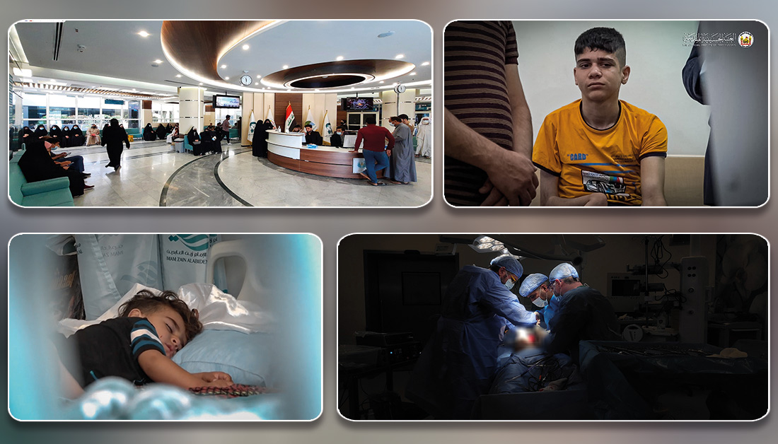 قرابة المليار دينار من أموال العتبة الحسينية تنقذ 400 حالة مستعصية ناشد أصحابها عبر التواصل الاجتماعي خلال 2021