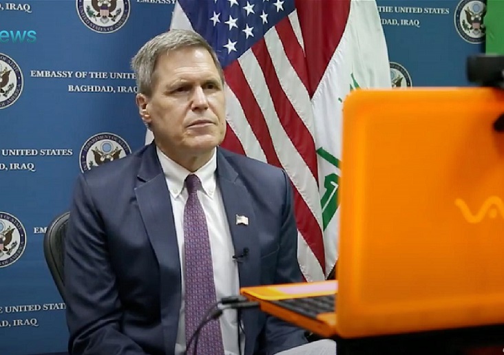 السفير الأميركي لدى بغداد: لا ’فيتو’ على ’الاتفاقية الصينية’