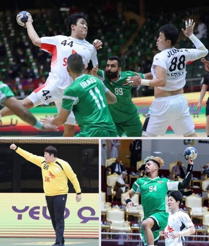 المنتخب الوطني العراقي لكرة اليد يخسر امام كوريا ويفشل بالتأهل لكأس العالم