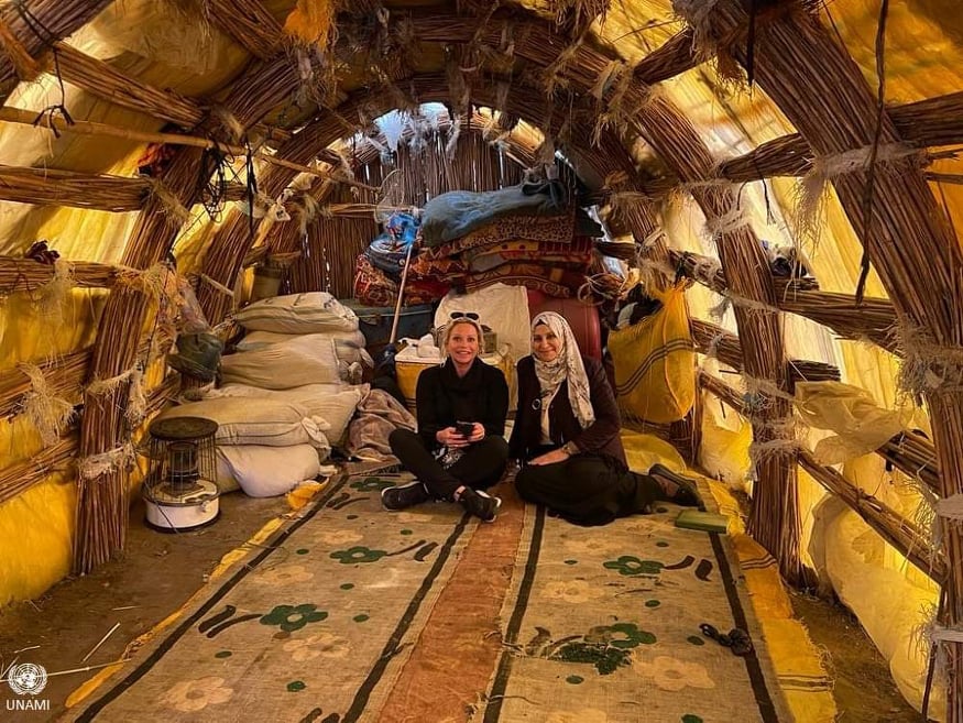 بلاسخارت تزور أهوار العراق: شاهدنا عن كثب التحديات الناجمة عن تغير المناخ ونقص المياه والنمو السكاني(مصور)