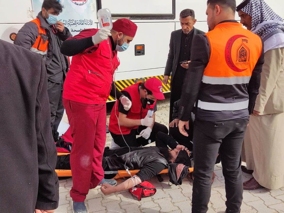 بالصور.. في ذكرى احياء شهادة الامام الهادي  العتبة الحسينية تدشن بروتوكول طب الحشود لاول مرة