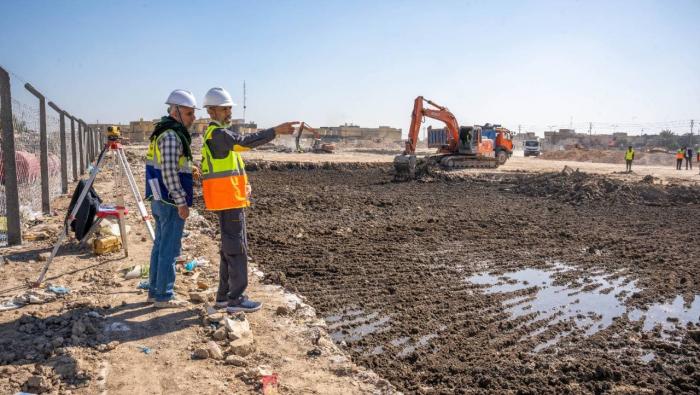 العتبة الحسينية تبدأ بتشييد مجمع تعليمي يتكون من 6 مدارس في ذي قار (صور)