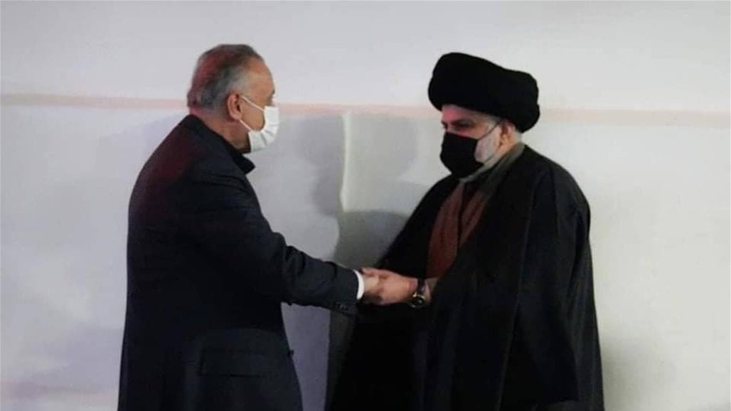 اجتماع مغلق بين الكاظمي والصدر في الحنانة