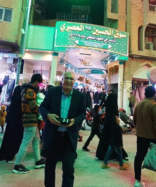 بعد 28 سنة :الاعلامي المغترب اياد الزاملي يزور مدينة كربلاء المقدسة