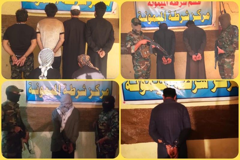 شرطة ميسان : اعتقال 25 مطلوباً للقضاء بينهم بجرائم جنائية في قضاء الميمونة