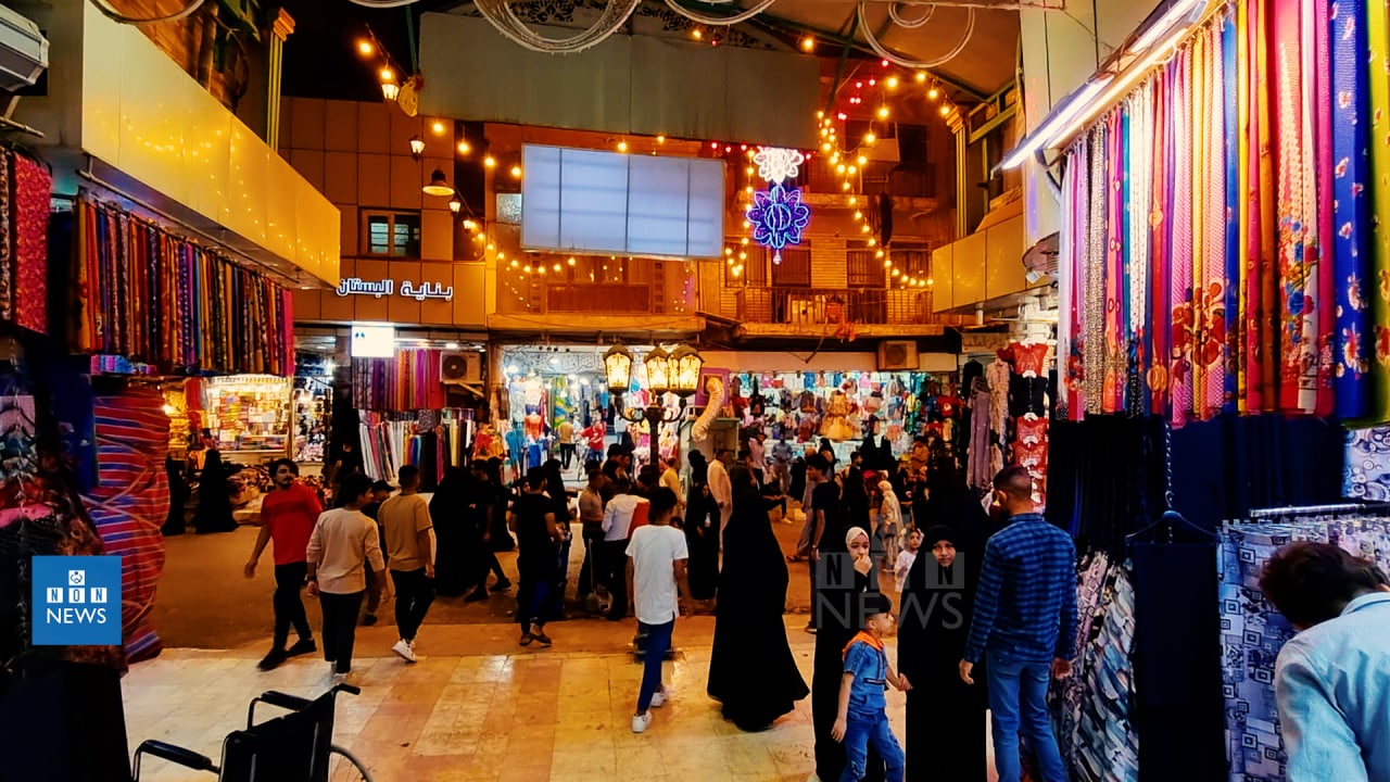 شاهد بالفيديو:اجواء عيد الفطر المبارك بكربلاء المقدسة