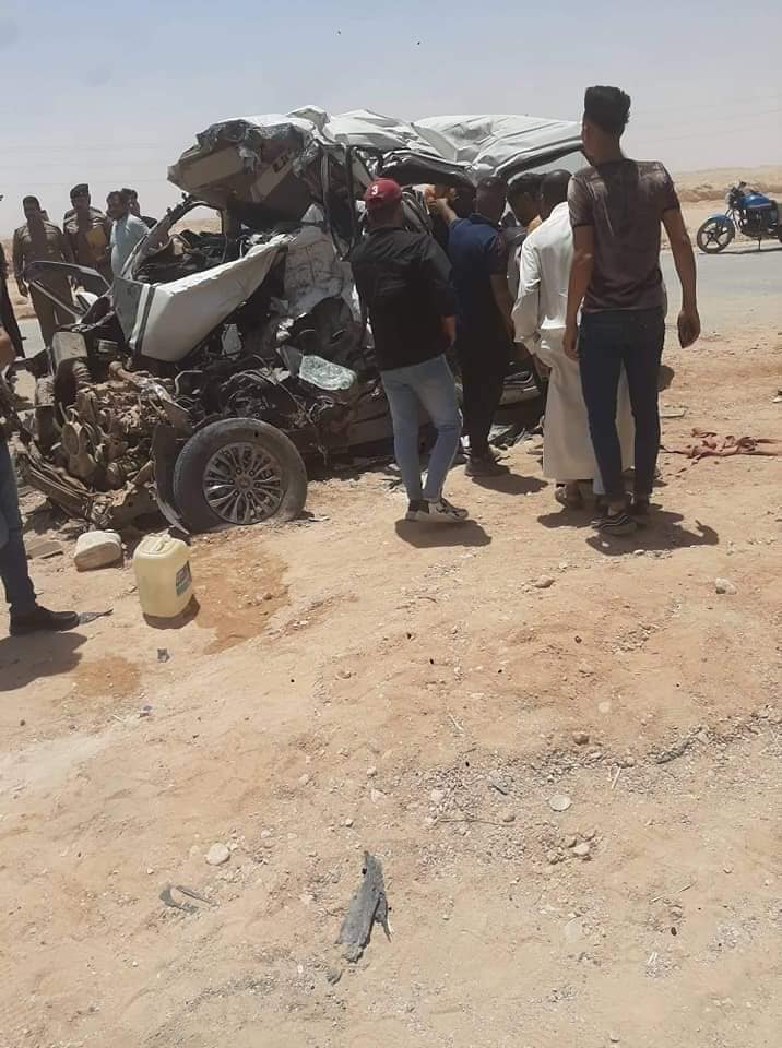 مصرع واصابة 11 شخص باحادث سير مروع في كربلاء