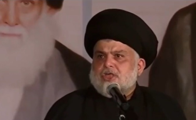 الصدر يقطع كلمته بذكرى شهادة والده ويغادر المنصة