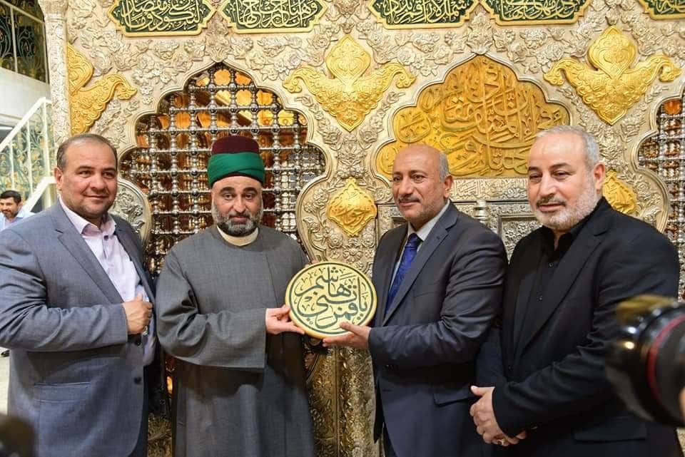 بالصور:زاره محافظ كربلاء العتبة العباسية تكمل انجاز شباك ضريح العقيلة زينب (عليها السلام)