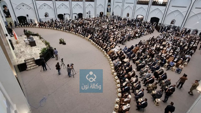 بالصور:افتتاح اعمال المؤتمر الدولي للمرجع الكبير اية الله العظمى السيد محمد سعيد الحكيم ومرجعيته الرائده بالنجف الاشرف