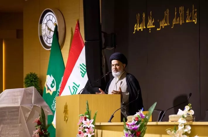 السيد احمد الصافي يصدر إيضاحٌا هامّا بخصوص كلمته في حفل افتتاح مهرجان فتوى الدّفاع السادس