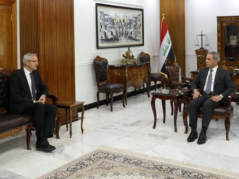 رئيس مجلس القضاء الاعلى يستقبل السفير الالماني في العراق