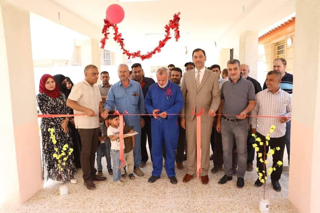 محافظ ميسان " يفتتح مشروع بناء مدرسة نموذجية سعة (18) صف في العمارة