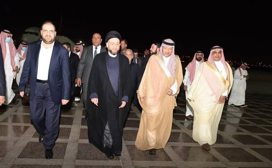 عمار الحكيم في زيارة الى السعودية (صور)