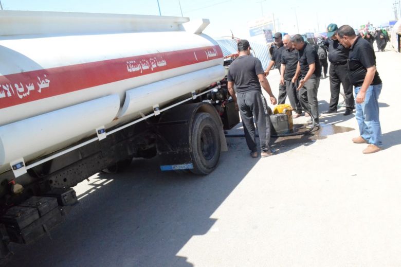 تجهيز أكثر من "23 مليون لتر" من زيت الغاز والنفط الأبيض للمواطنين ومواكب الأربعينية في كربلاء