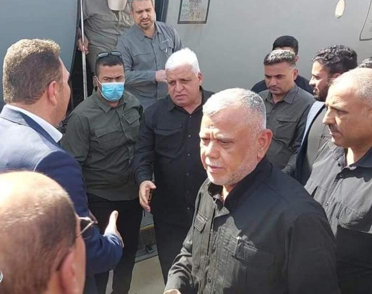 العامري والفياض يصلان الى كركوك