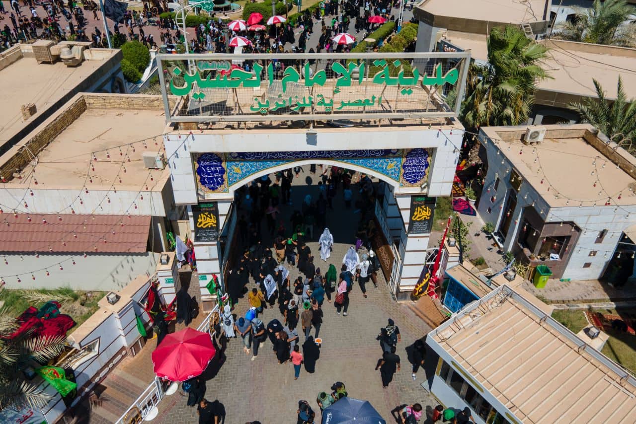 بالصور:مدينة الإمام الحسين(ع)للزائرين تكشف حجم الخدمات المقدمة لزائري الأربعين