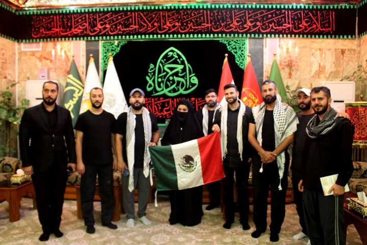 مكسيكية تزور كربلاء وتصف زيارة الاربعين بانها تجسيد لاجمل صور الانسانية بالعالم