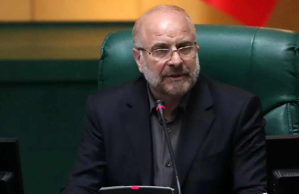 صورة :رئيس المجلس الشورى الإيراني  يشارك في مسيرة الأربعين من النجف الى كربلاء