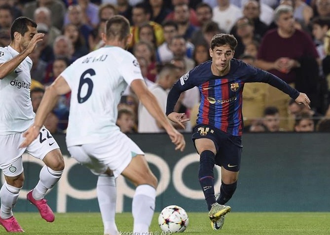 برشلونة يتعادل مع إنترميلان في دوري الأبطال