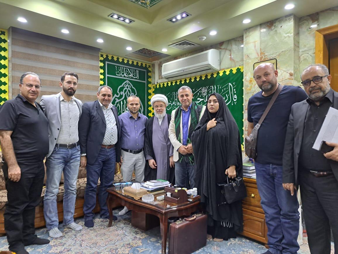 وفد اعلامي لبناني يزور مشاريع العتبة الحسينية ويلتقي بالشيخ الكربلائي:مشاريع العتبة مصدر رزق لاكثر من 25000 الف عراقي