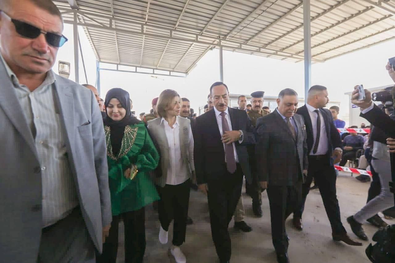 وزيرة الهجرة في نينوى لزيارة مخيمات النازحين