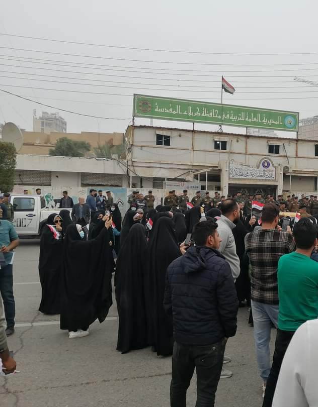خريجو كربلاء يطالبون الجهات الحكومية بانصأف هذه الشريحة المظلومة والمضحية