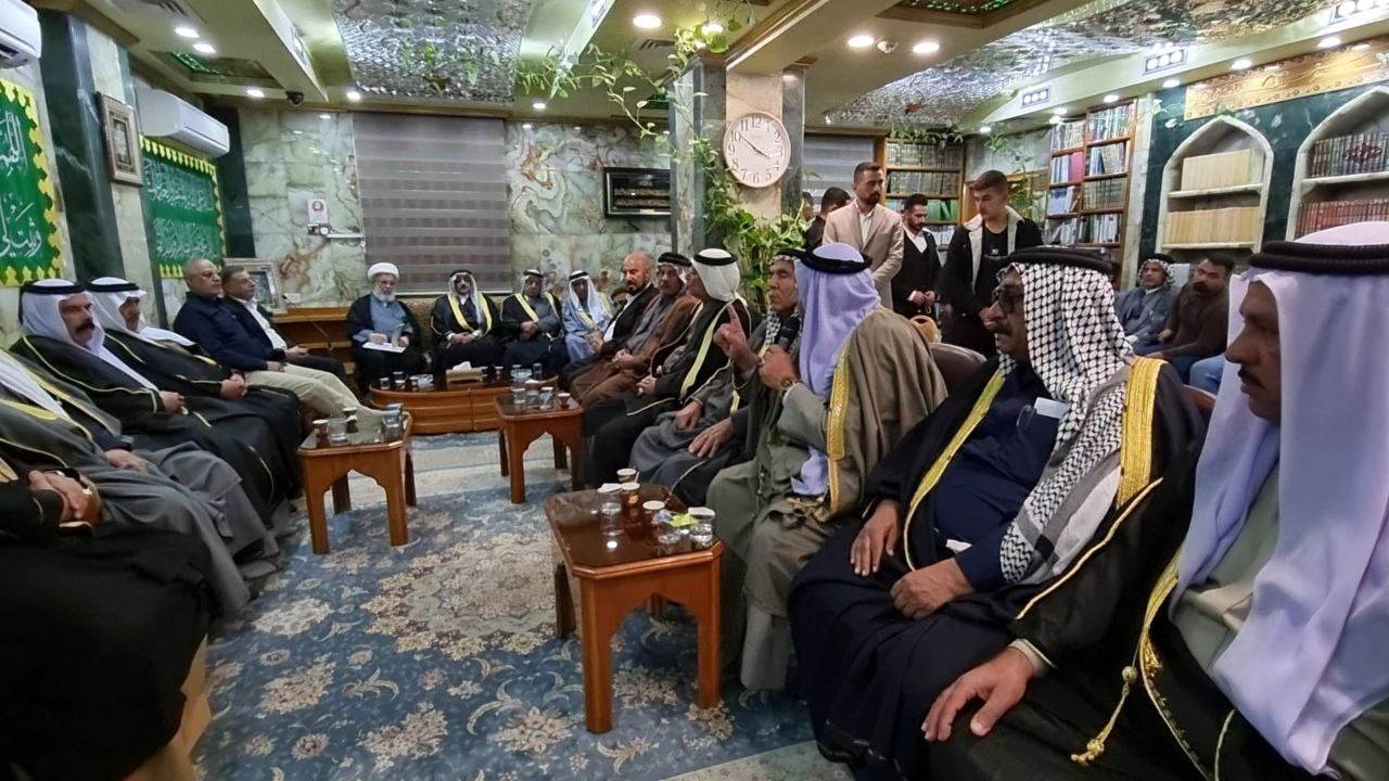 فيديو:محافظ وشيوخ عشائر ديالى يلتقون ممثل المرجع السيستاني: نطالب ببقاء لواء علي الأكبر في المحافظة