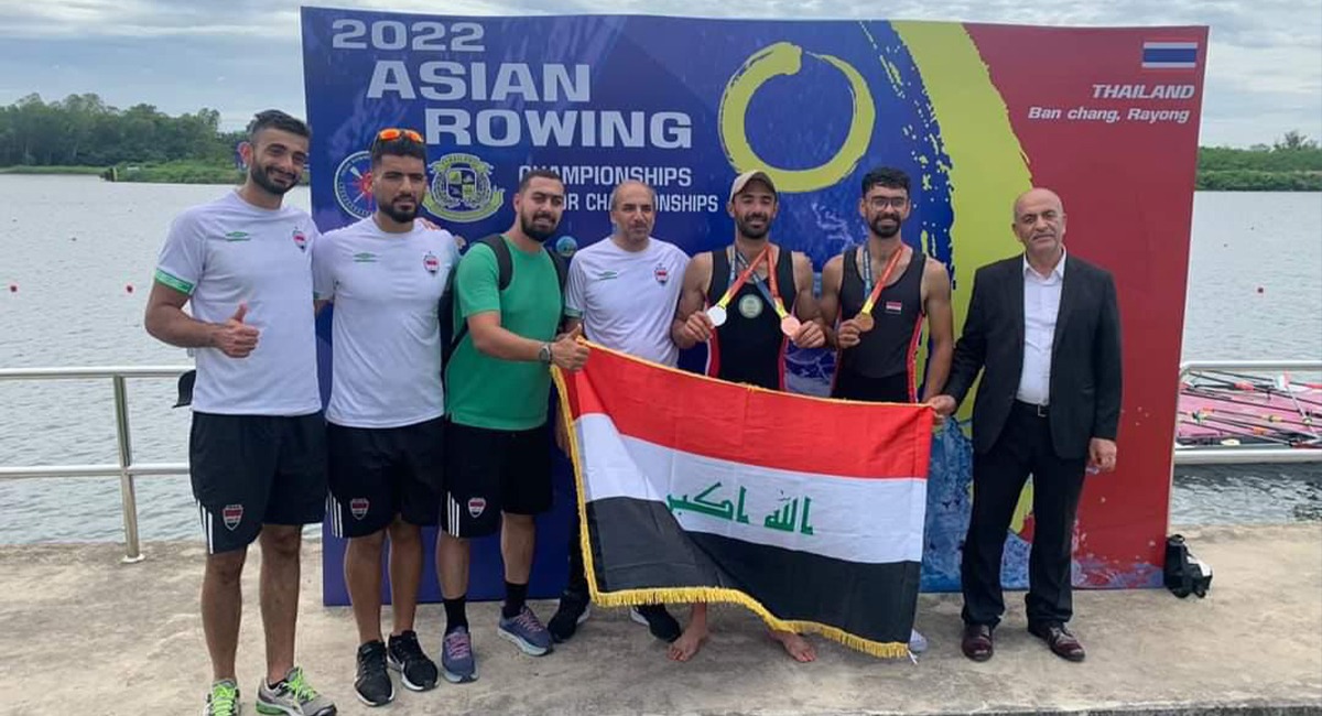 العراق يحصد وساماً فضياً بالتجذيف في بطولة آسيا