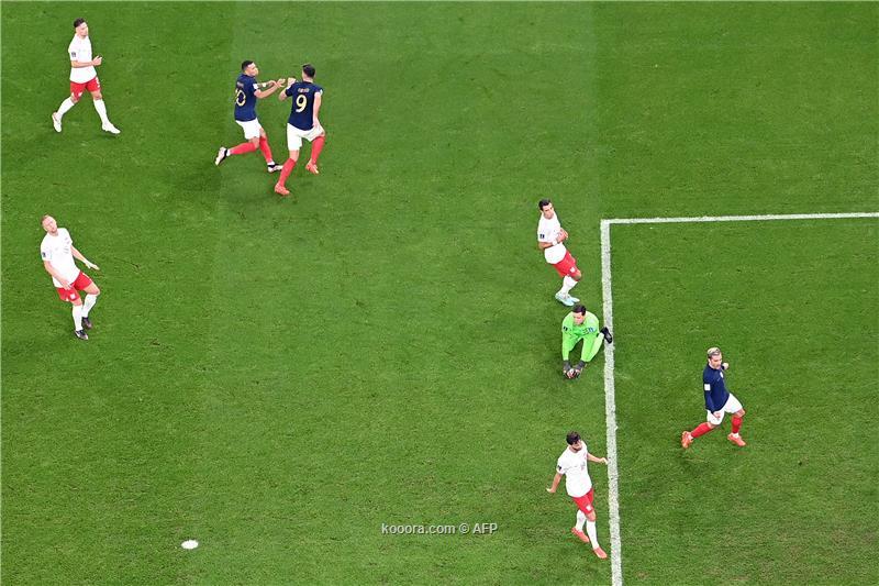 فرنسا تطيح ببولندا في كأس العالم وتعبر للربع النهائي