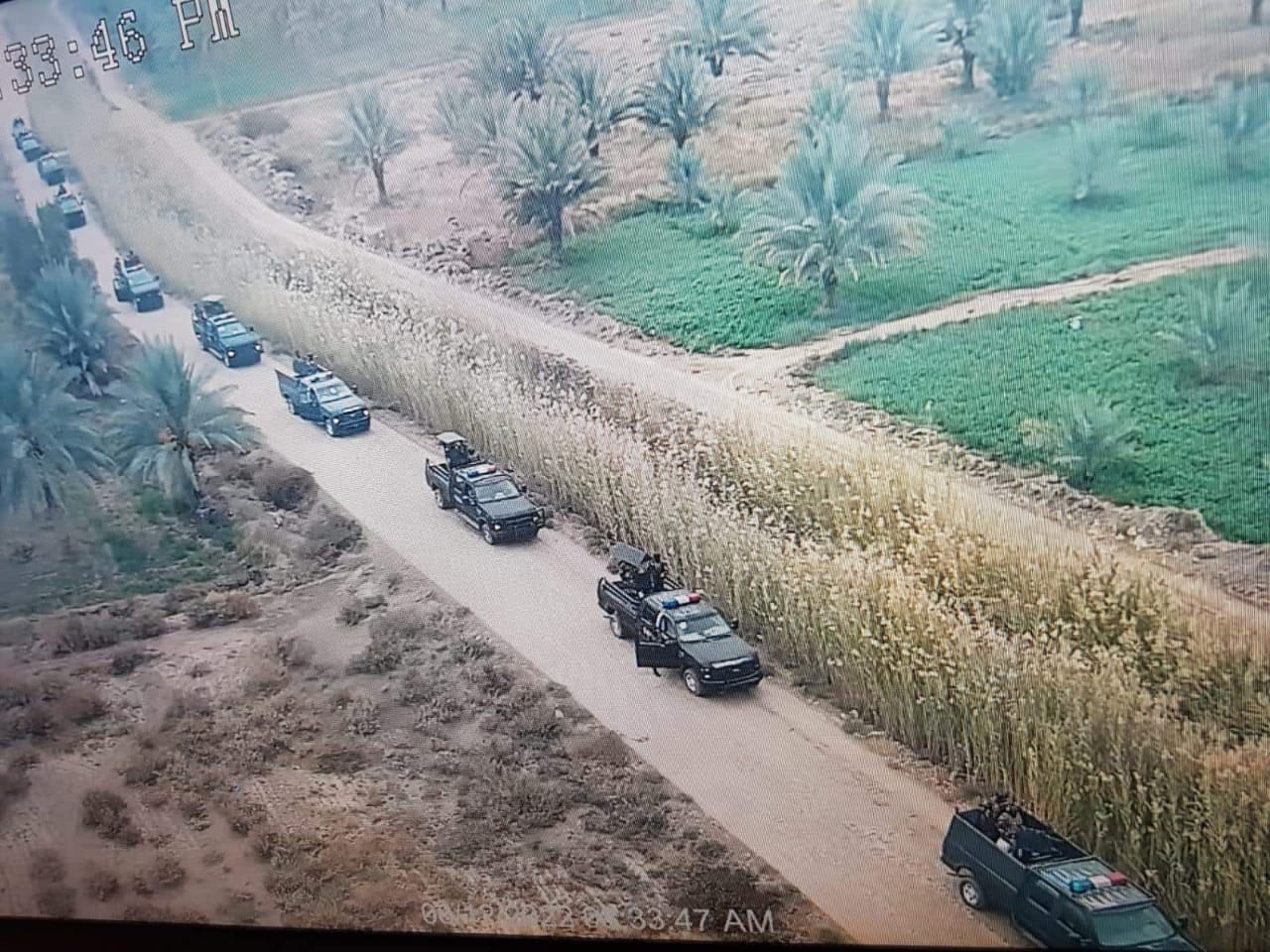 بالصور:شرطة كربلاء تبحث عن مطلوبين وارهابيين في الخنافسة والوند وعند حدود بابل