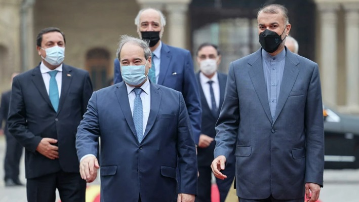 وزير الخارجية الايراني يصل الى دمشق