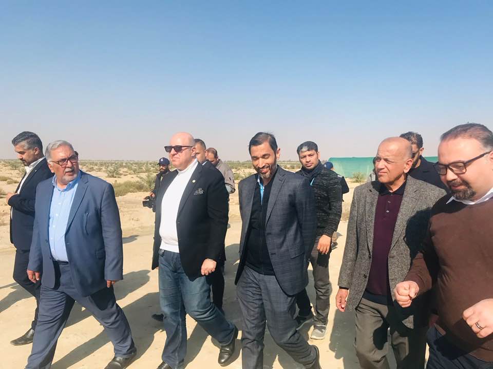 الامم المتحدة تستعين بخبرات العتبة الحسينية لانشاء مشروع مشابه لمزرعة فدك للنخيل في مناطق اخرى بالعراق(فيديو)