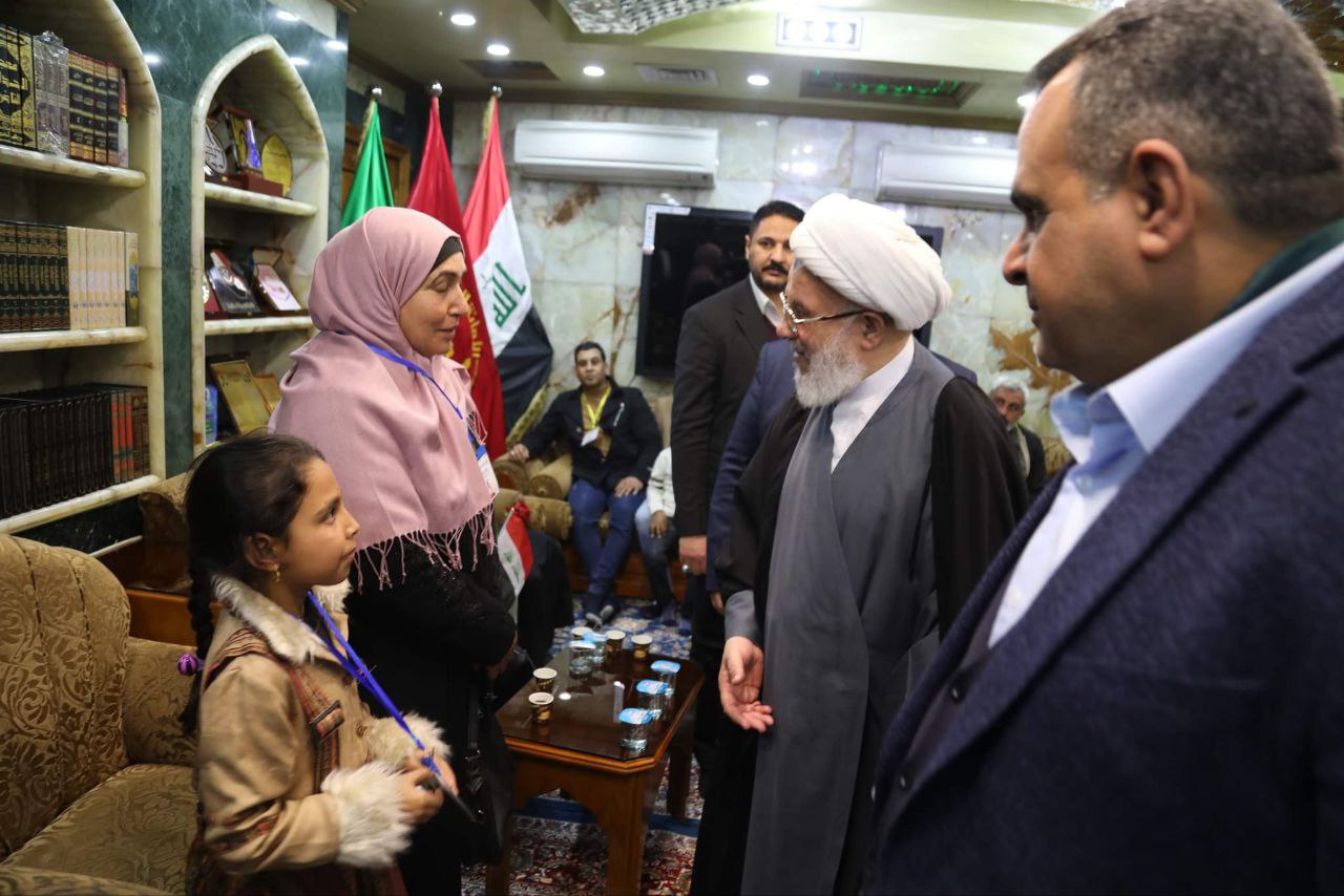 فيديو:استقبل (40) طفلا من الانبار والموصل وبغداد مصابين بالثلاسيميا ممثل السيستاني: كل العراقيين هم ابناء المرجعية