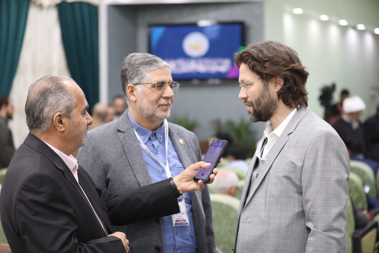 ممثل الوفود الاوروبية في مهرجان ربيع الشهادة:كربلاء المقدسة جميلة ومشاريع التوسعة فيها تفرحنا