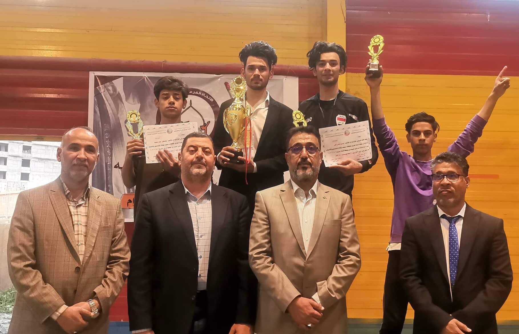 نادي كربلاء يحرز المركز الثاني في بطولة اندية العراق للكراتيه